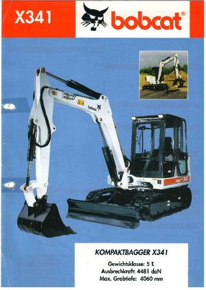 Мини екскаватори Bobcat X 341