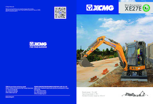 Мини екскаватори XCMG XE27E Cabin