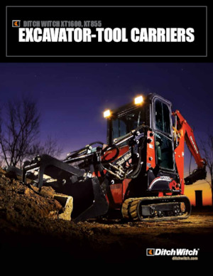 Мини екскаватори Ditch Witch XT855