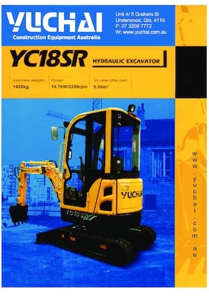 Мини екскаватори Yuchai YC18SR
