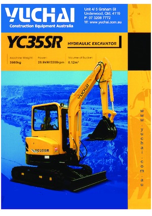 Мини екскаватори Yuchai YC35SR
