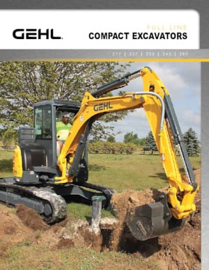 Мини екскаватори Gehl Z27 