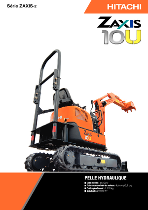 Мини екскаватори Hitachi ZX10U-2