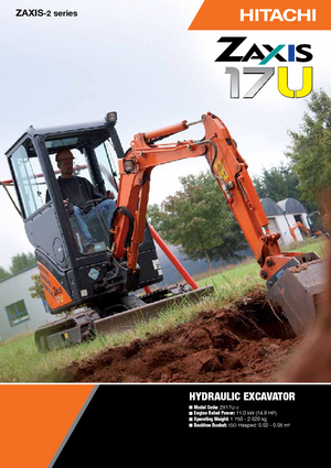 Мини екскаватори Hitachi ZX 17 U-2