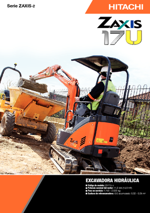 Мини екскаватори Hitachi ZX 17 U-2