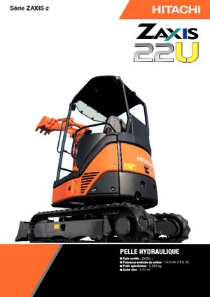 Мини екскаватори Hitachi ZX 22 U-2