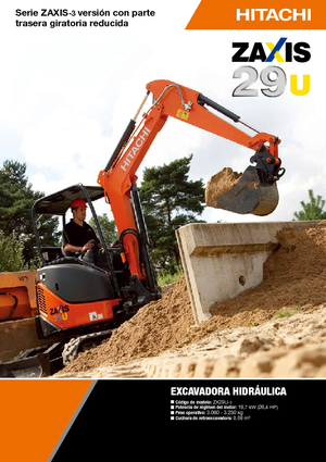 Мини екскаватори Hitachi ZX 29 U 3