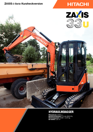 Мини екскаватори Hitachi ZX 33 U 3