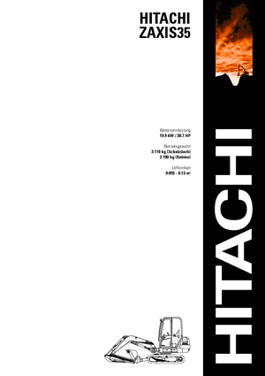 Мини екскаватори Hitachi ZX 35 U-2