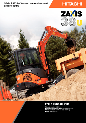 Мини екскаватори Hitachi ZX 38 U 3