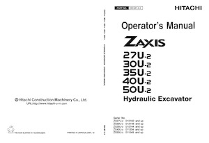 Мини екскаватори Hitachi ZX 40 U-2