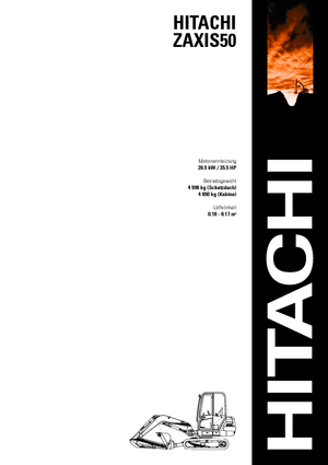 Мини екскаватори Hitachi ZX 50