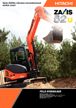 Мини екскаватори Hitachi ZX 52 U 3