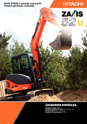 Мини екскаватори Hitachi ZX 52 U 3