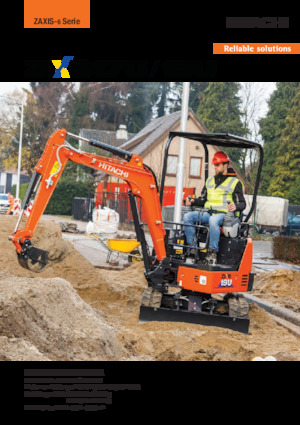 Мини екскаватори Hitachi ZX17U-6