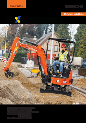 Мини екскаватори Hitachi ZX17U-6