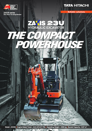 Мини екскаватори Hitachi ZX23U