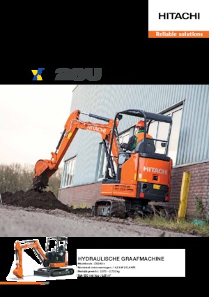 Мини екскаватори Hitachi ZX26U-5