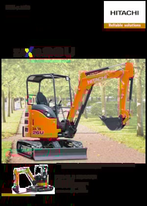 Мини екскаватори Hitachi ZX26U-5A
