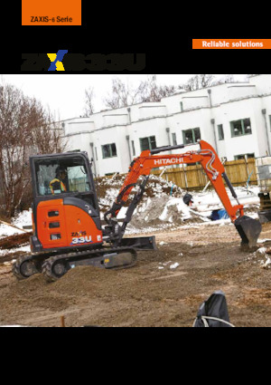 Мини екскаватори Hitachi ZX33U-6