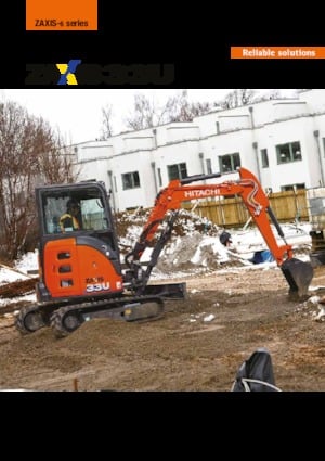 Мини екскаватори Hitachi ZX33U-6