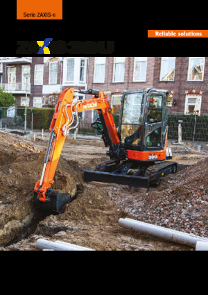 Мини екскаватори Hitachi ZX38U-6