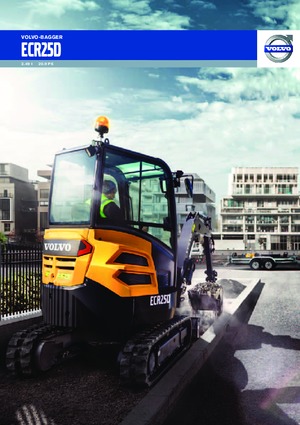 Мини екскаватори Volvo ECR25D
