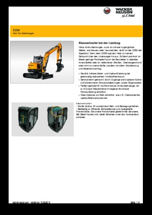 Мини екскаватори Wacker Neuson EZ53