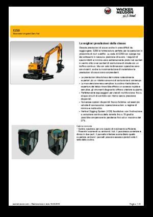 Мини екскаватори Wacker Neuson EZ53
