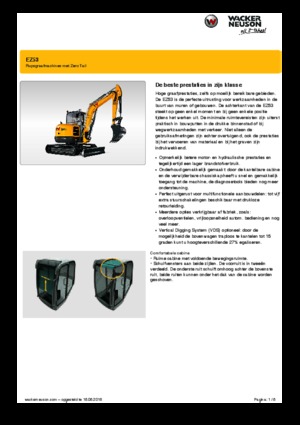 Мини екскаватори Wacker Neuson EZ53
