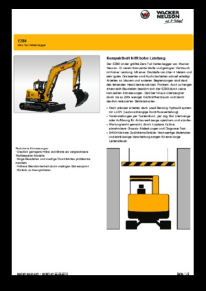 Верижни екскаватори Wacker Neuson EZ80