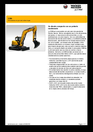 Верижни екскаватори Wacker Neuson EZ80