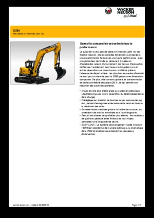 Верижни екскаватори Wacker Neuson EZ80