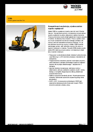 Верижни екскаватори Wacker Neuson EZ80