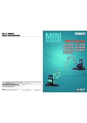 Мини екскаватори Kobelco SK 35 SR 5