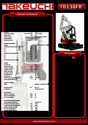 Мини екскаватори Takeuchi TB 138 FR