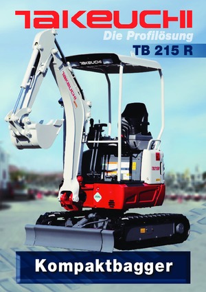 Мини екскаватори Takeuchi TB 215 R