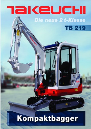 Мини екскаватори Takeuchi TB219S
