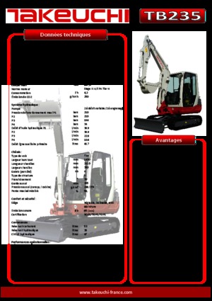 Мини екскаватори Takeuchi TB 235