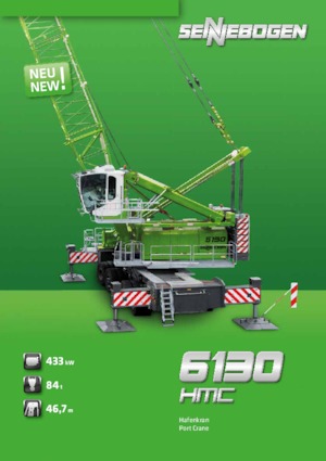 Подвижни кранове - решетъчна стрела Sennebogen 6130 HMC