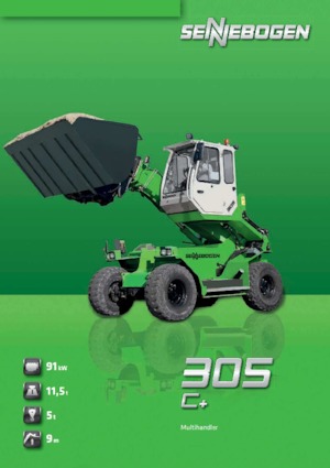 Подвижни кранове - телескопична стрела Sennebogen 305 C+