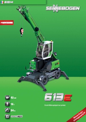 Подвижни кранове - телескопична стрела Sennebogen 613 M