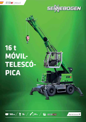 Подвижни кранове - телескопична стрела Sennebogen 613E