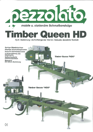 Мобилни режещи установки (триони) Pezzolato Timber Queen HD 7