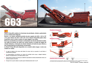 Мобилни скрининг инсталации (заводи) Terex-Finlay 663 Supertrak