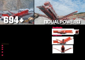 Мобилни скрининг инсталации (заводи) Terex-Finlay 694+ Hybrid