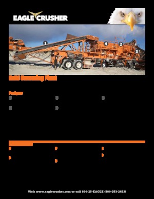 Мобилни скрининг инсталации (заводи) Eagle Crusher 6X20