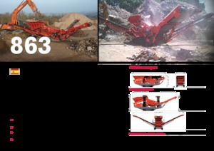 Мобилни скрининг инсталации (заводи) Terex-Finlay 863+