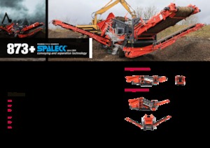 Мобилни скрининг инсталации (заводи) Terex-Finlay 873+ Spaleck