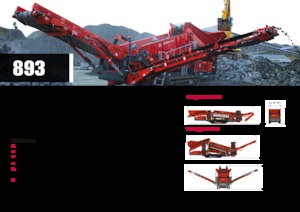 Мобилни скрининг инсталации (заводи) Terex-Finlay 893